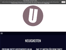 Tablet Screenshot of discothek-utopia.de